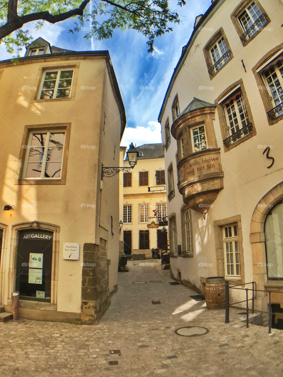 European side street 