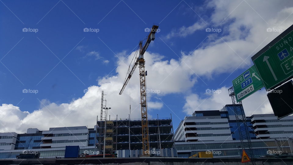 crane in Stockholm