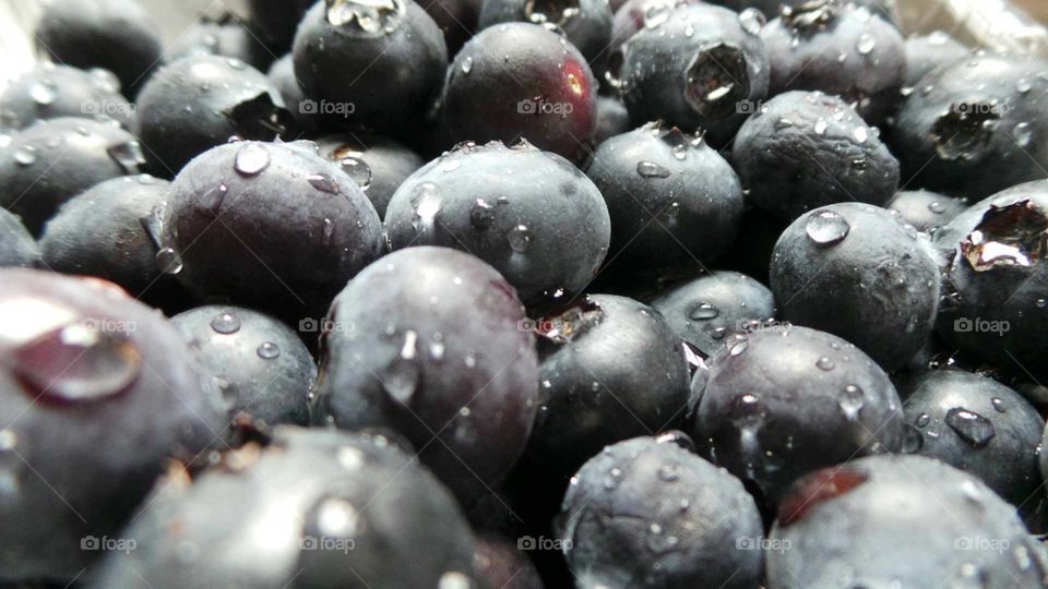 Full frame of berries