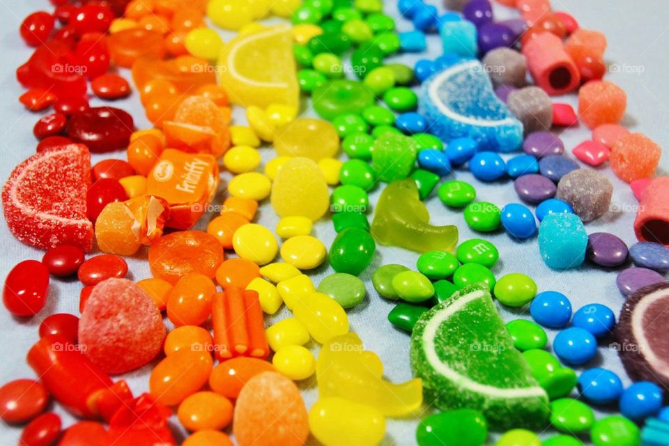 rainbow candies