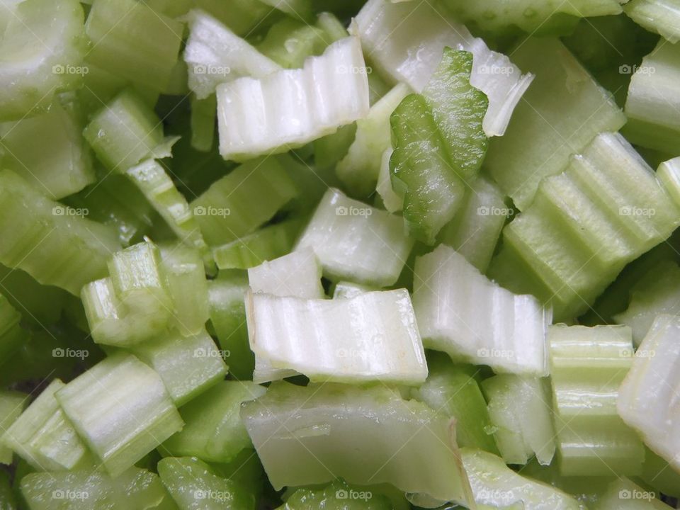 Chopped celery