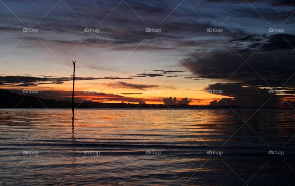 Sunrise at Taurama Beach, Port Moresby, Papua New Guinea