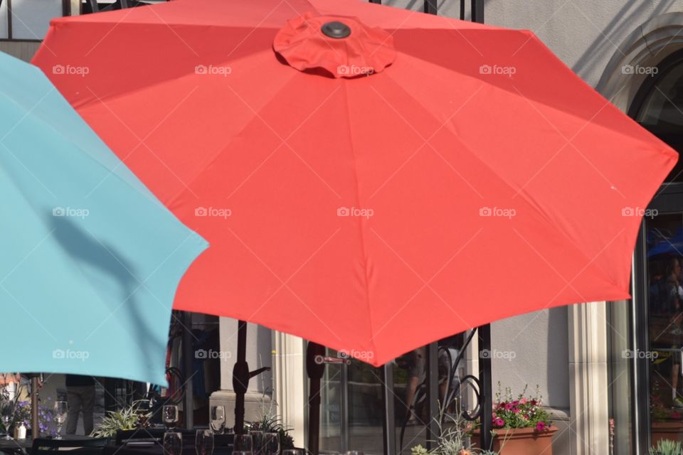 Red umbrella