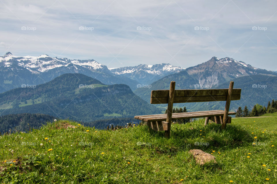 Bench in Austria 