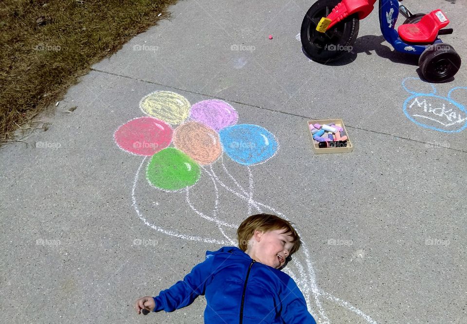 Sidewalk Chalk Fun