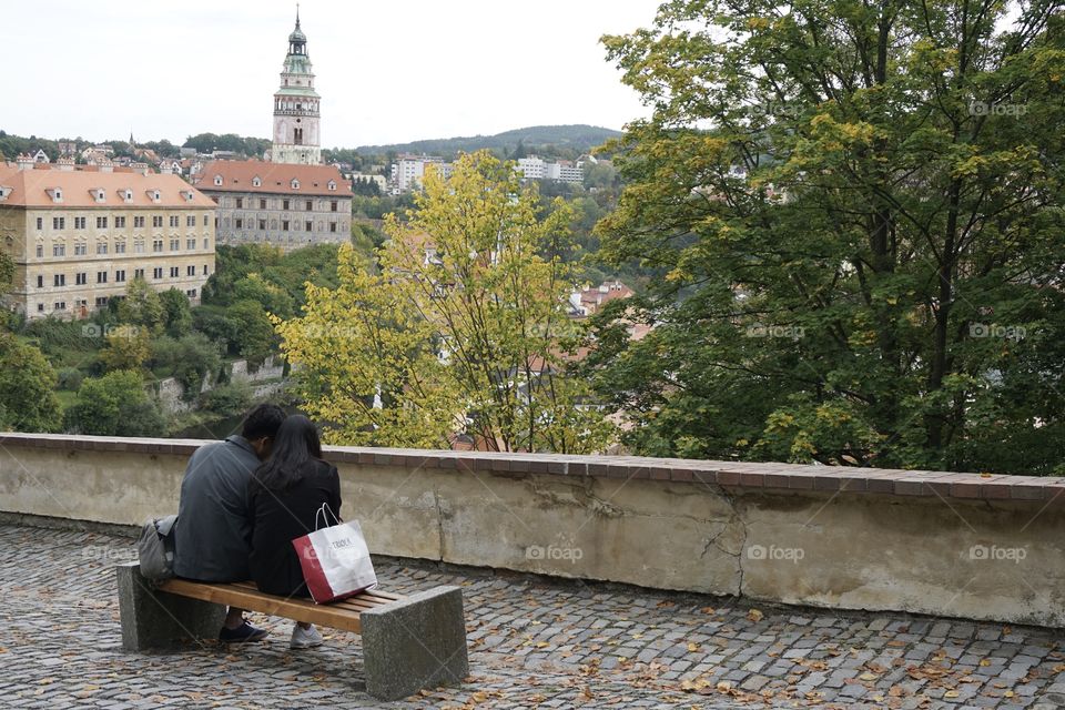 First signs of Autumn in Cesky Krumlov  🍁