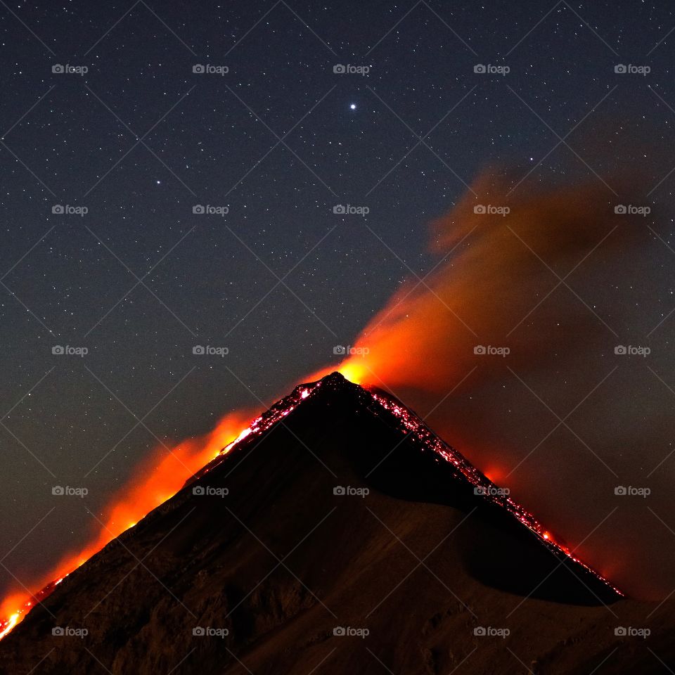 Mt Fuego . Antigua . Guatemala 