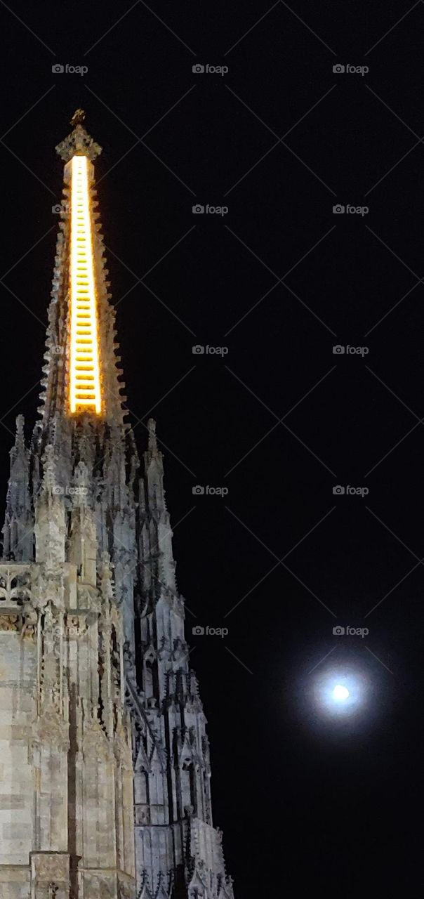 Part Of The Stephansdom @Night