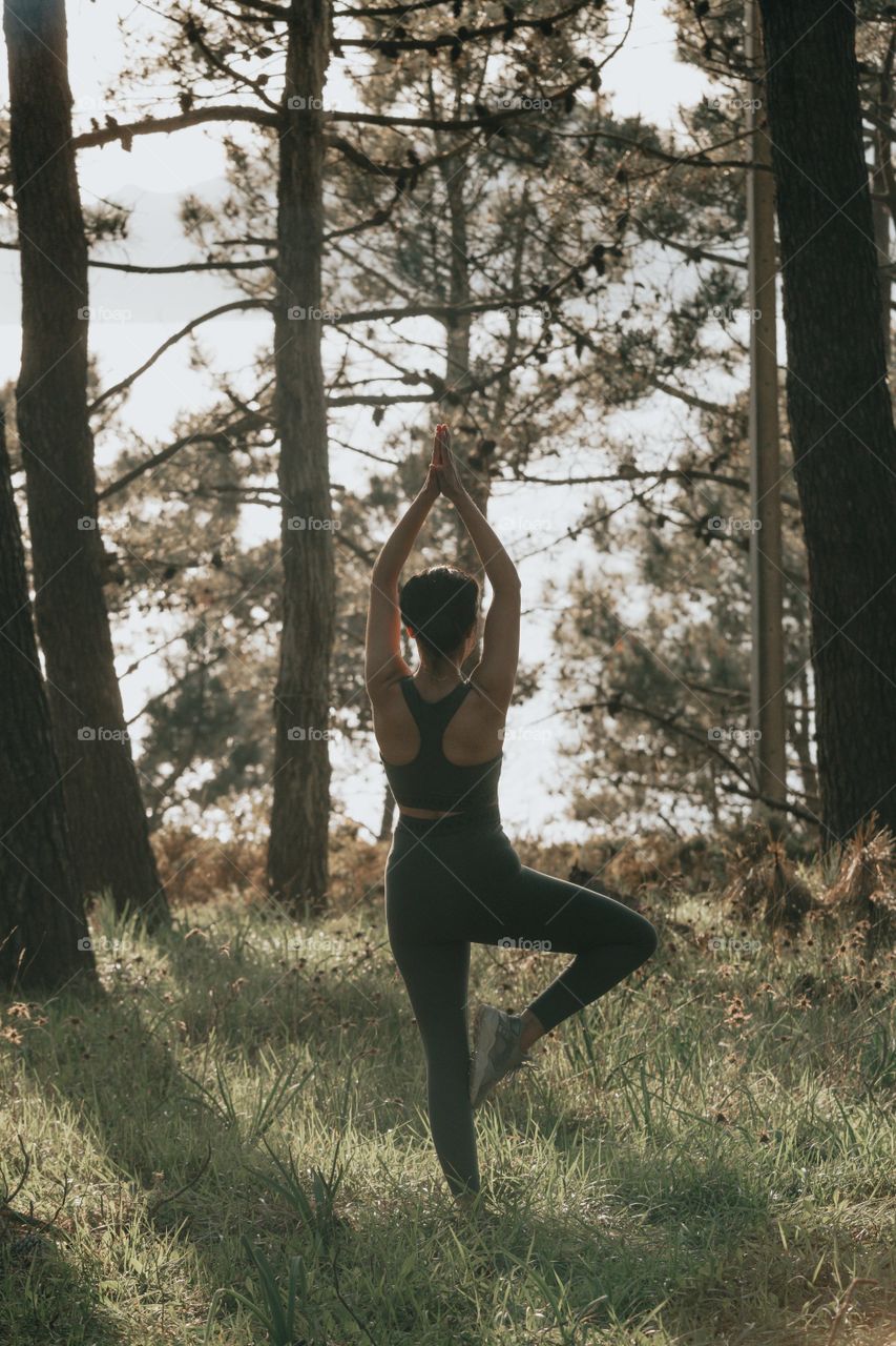 outdoor yoga