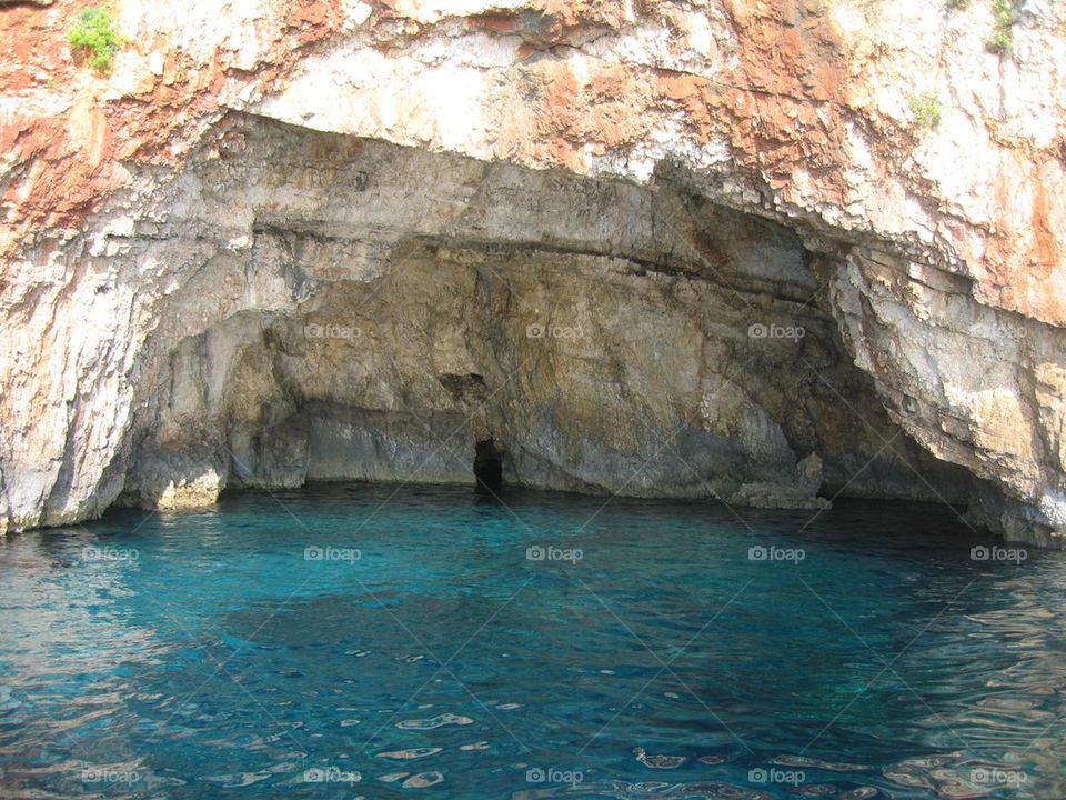 blue cave