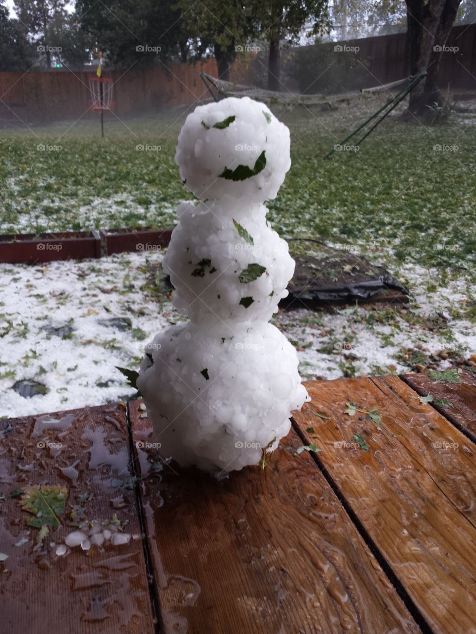Hailman - Came to life after a immense hailstorm.