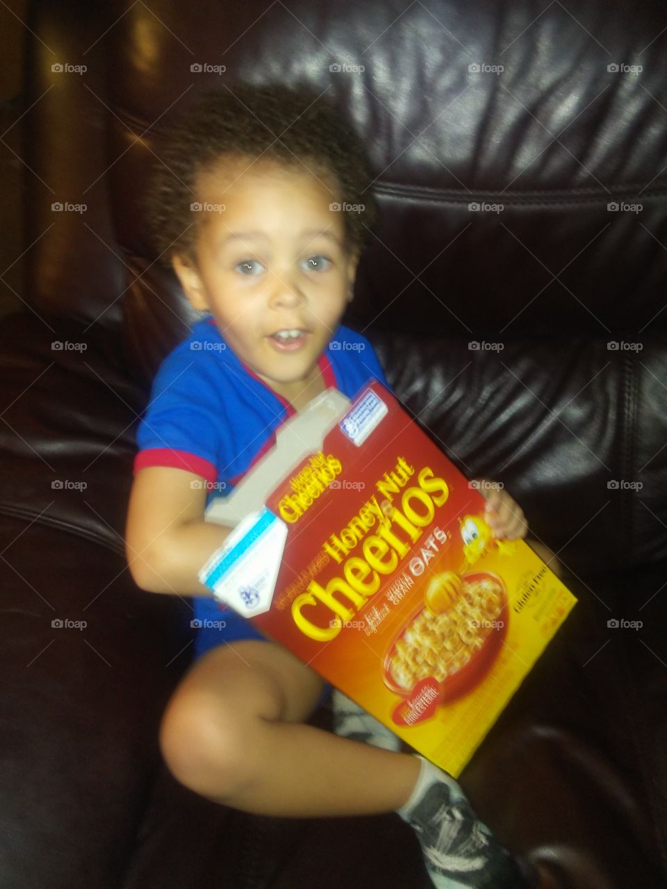 caught in the Cheerios