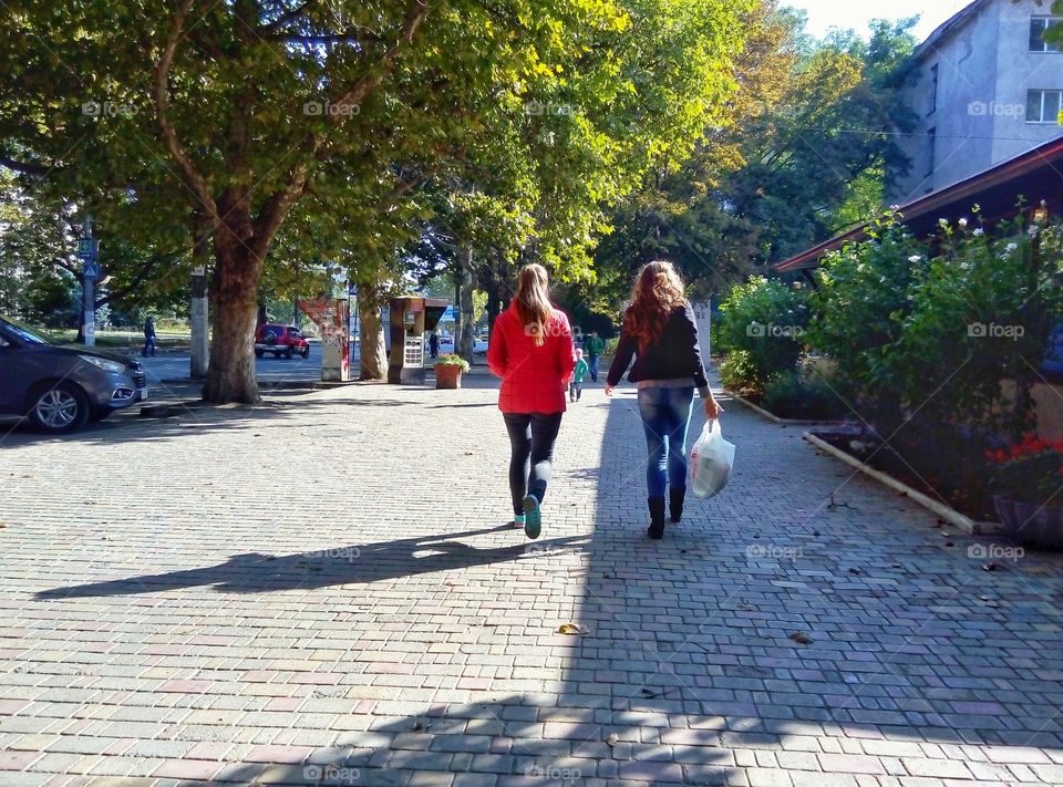 Road, Street, Pavement, People, City