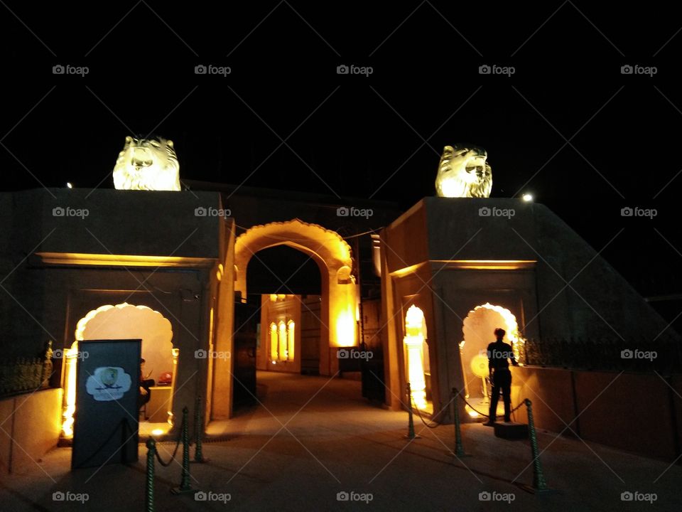 The Gobindgarh Fort in Amritsar Punjab India. It is a new tourist spot of Amritsar with its historical importance