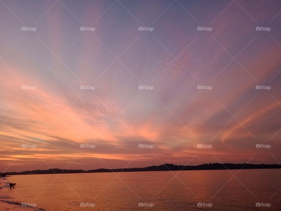 Sunrise at the Down beach