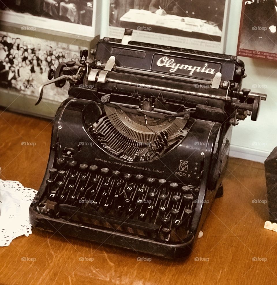 Retro typewriter “Olympia”