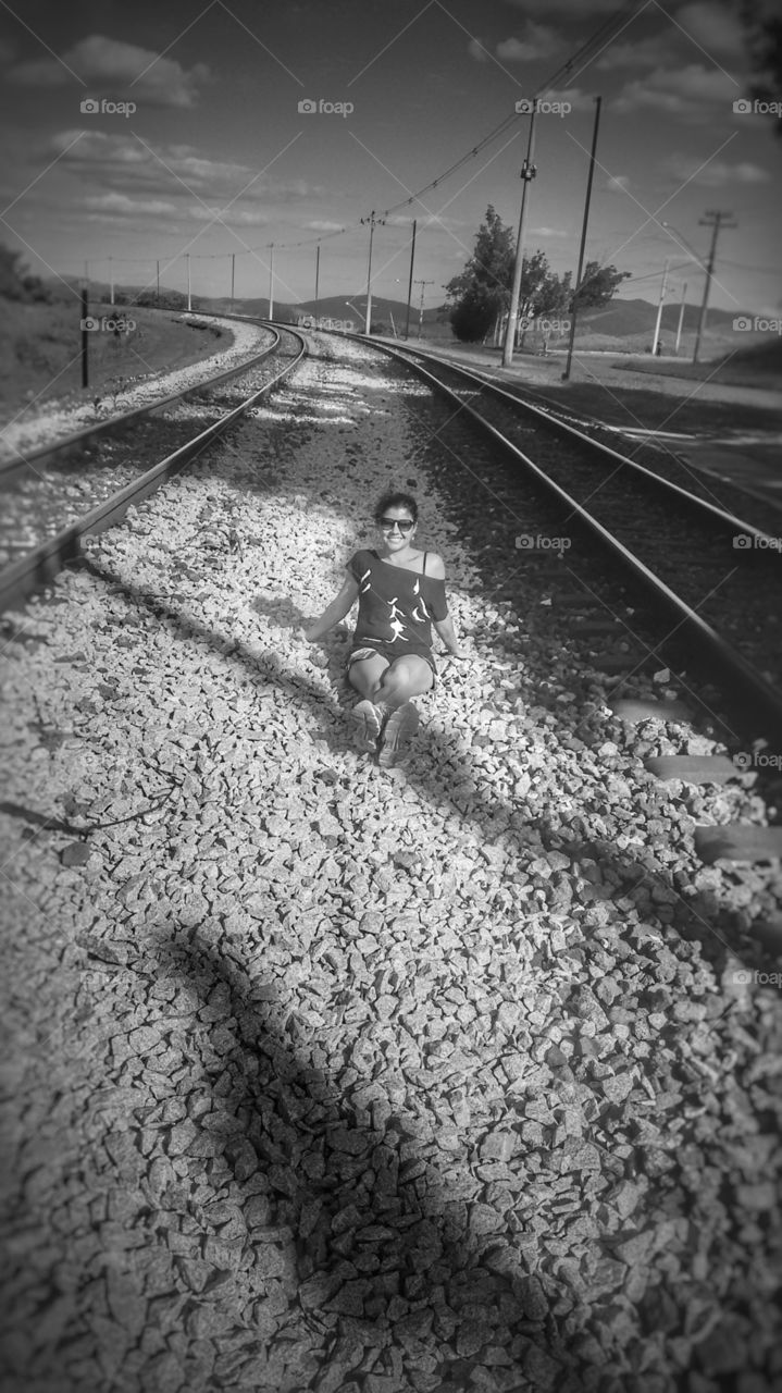 Trilha do trem Mariana Minas gerais Brazil - train track