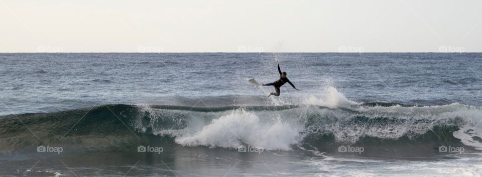 Surfer jump