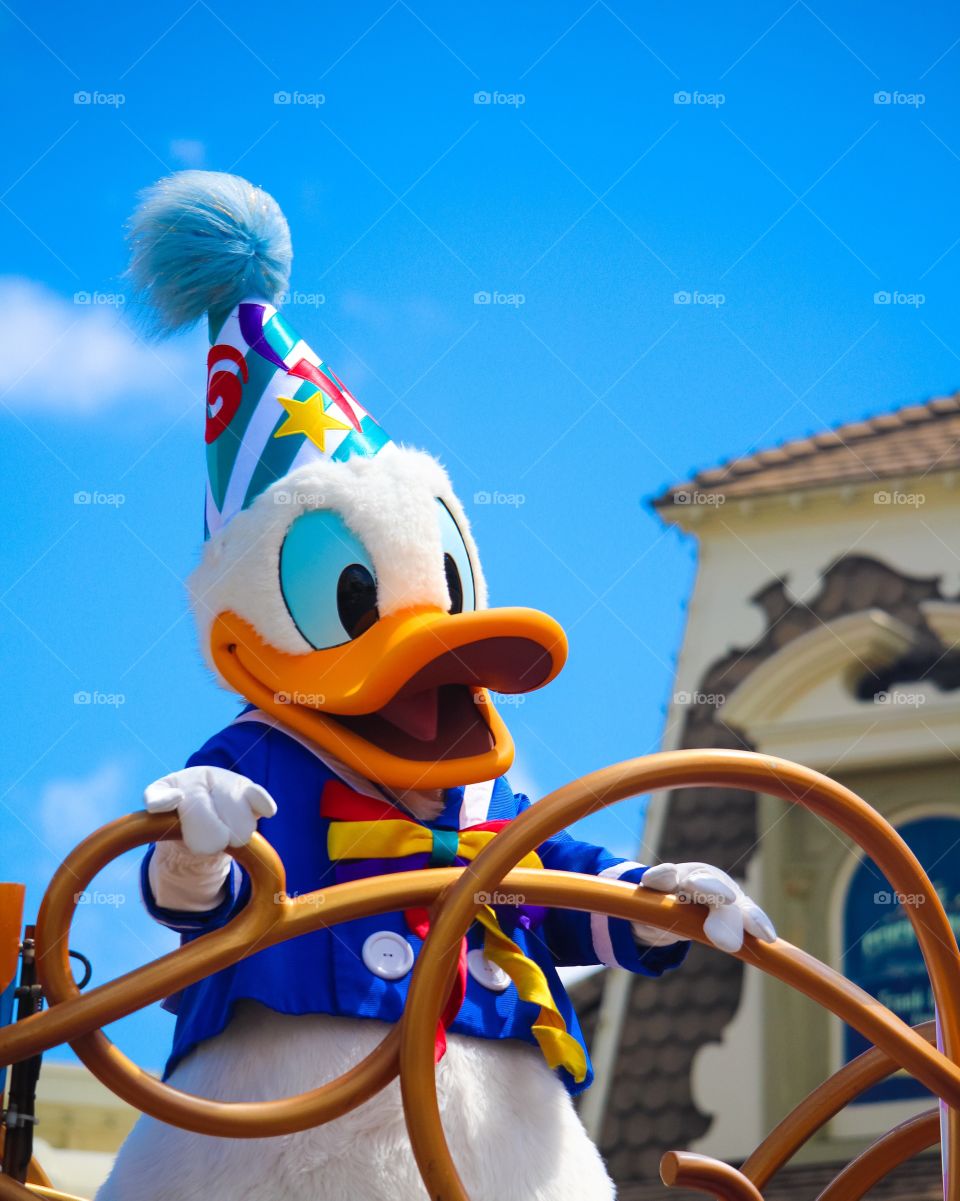 Donald Duck, Magic Kingdom, Disney world , Florida 