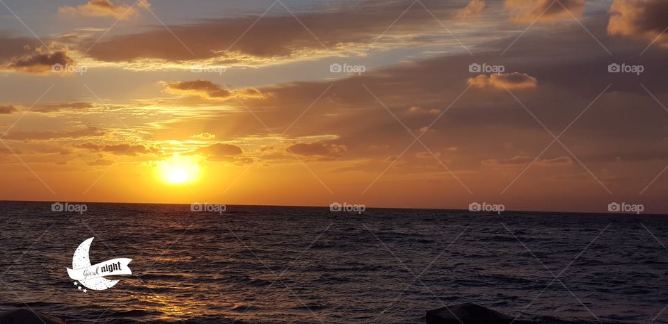 Sunset at Jeddah Cornish