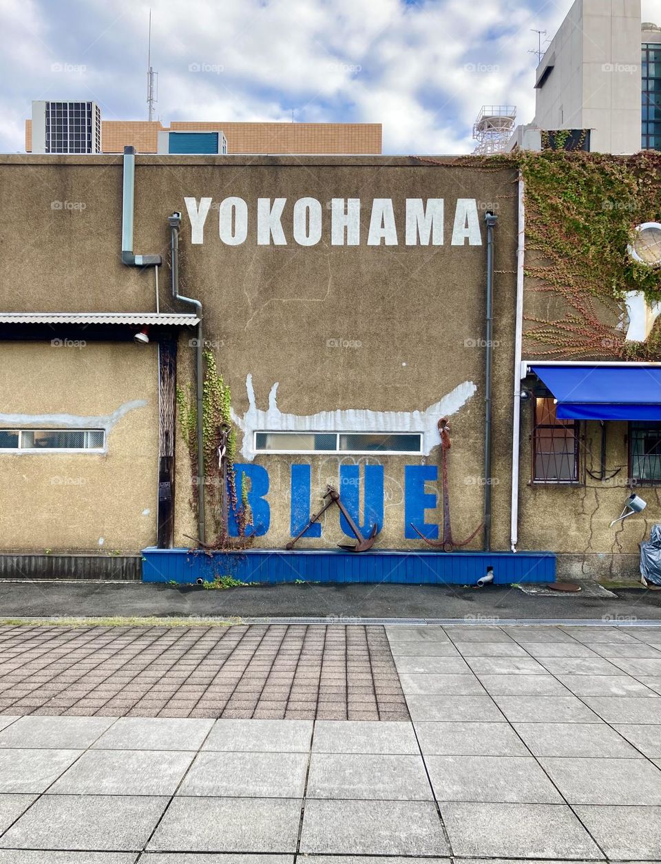 The wall in Yokohama