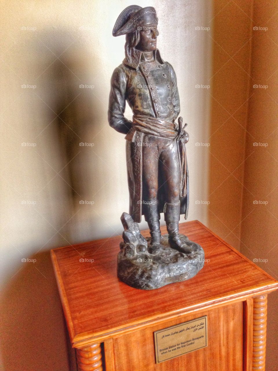 Bronze statue Napoleón Bonaparte
