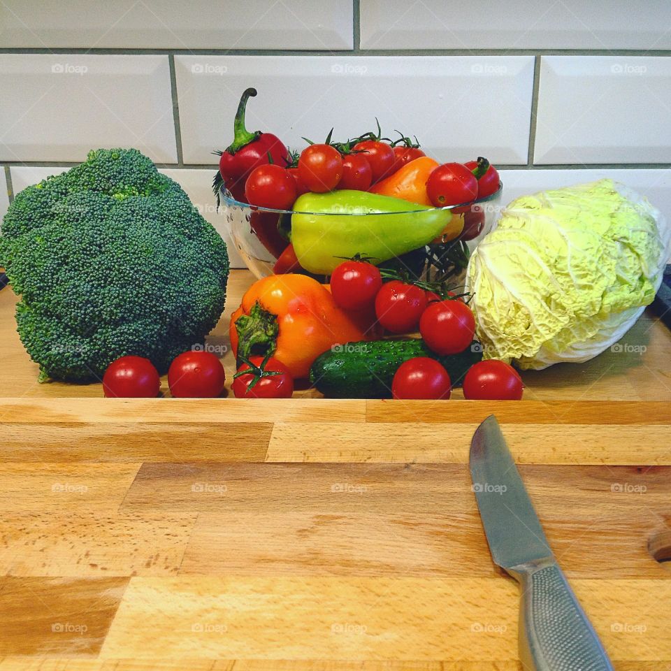 Broccoli, Food, Vegetable, Cabbage, Tomato