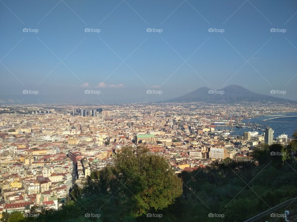 Naples panoramic view