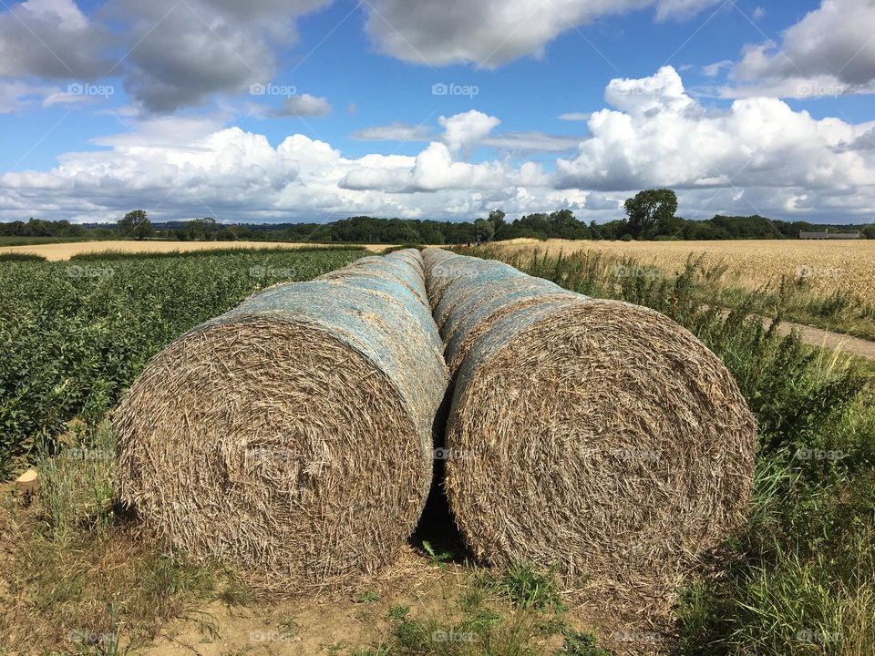 Summertime …. English Hay Bales  🇬🇧