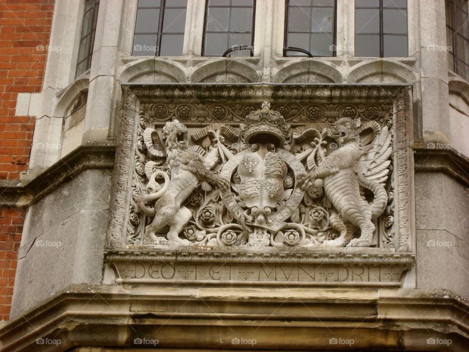 Hampton court Royal Crest