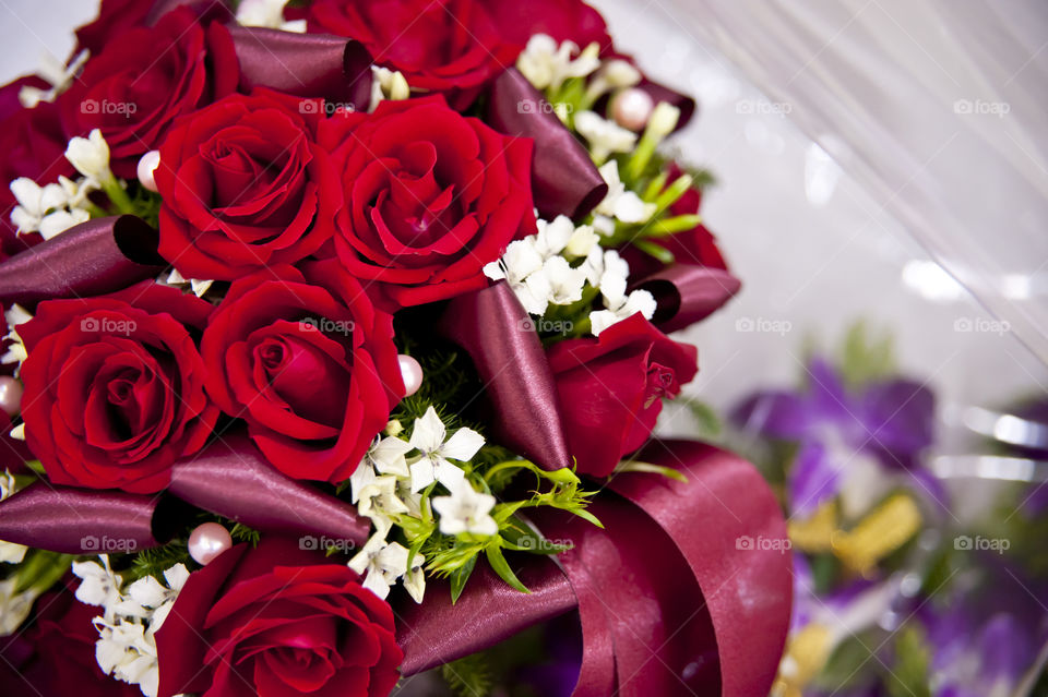 Red rose bouquet