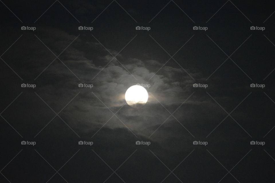 Caught the moon early at dawn