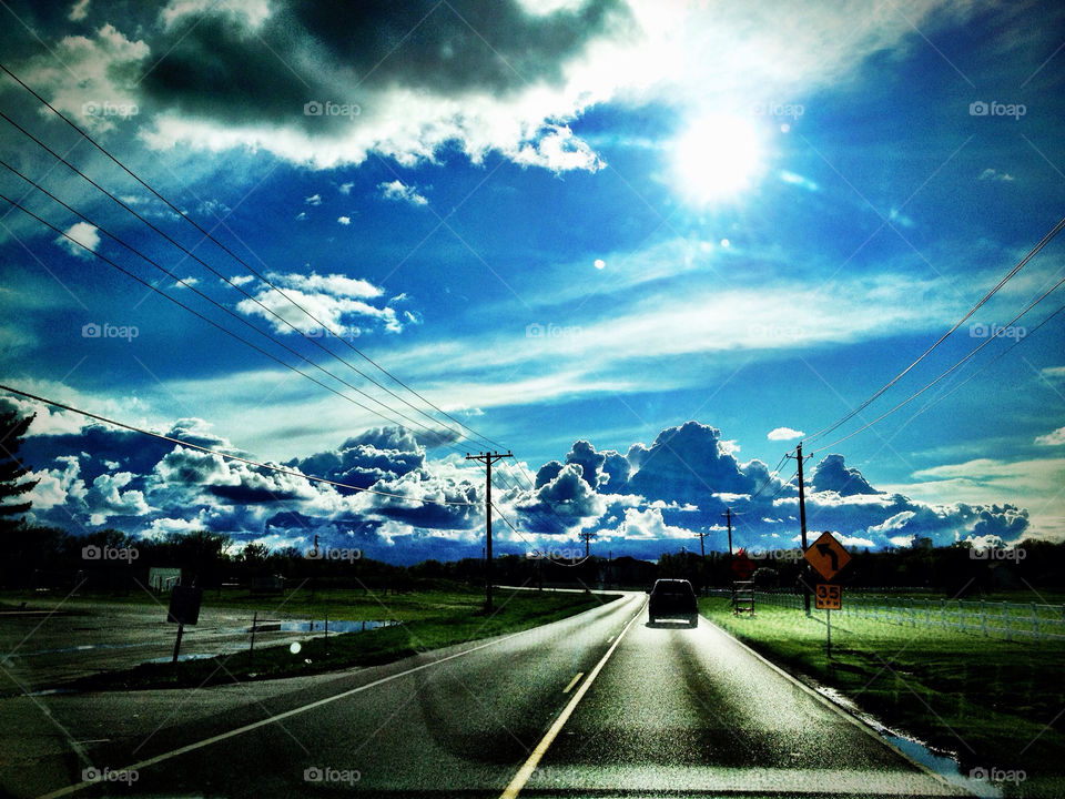 sky clouds sun weather by edrebbweb