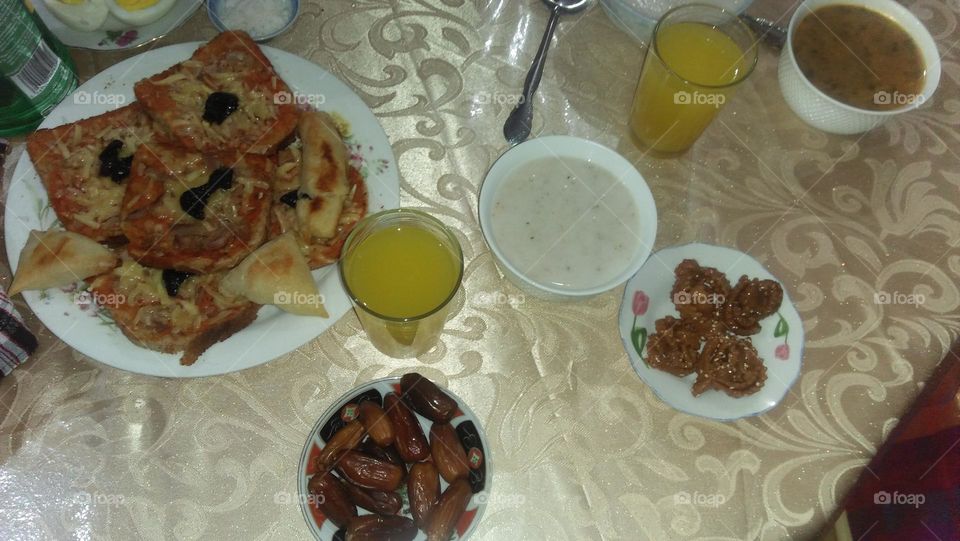 Various moroccan cake and dates