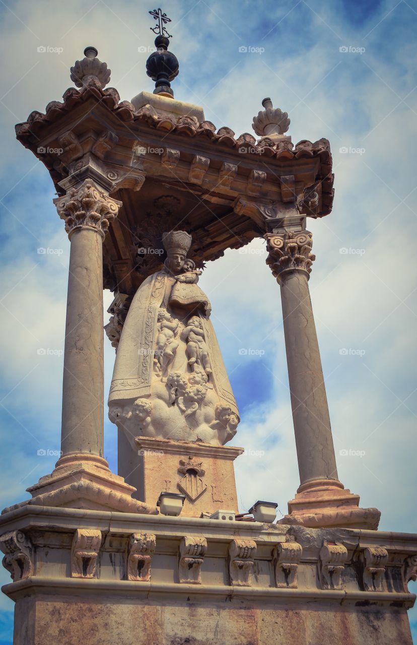 Casilicio de la Virgen de los Desamparados, Puente del Mar (Valencia - Spain)