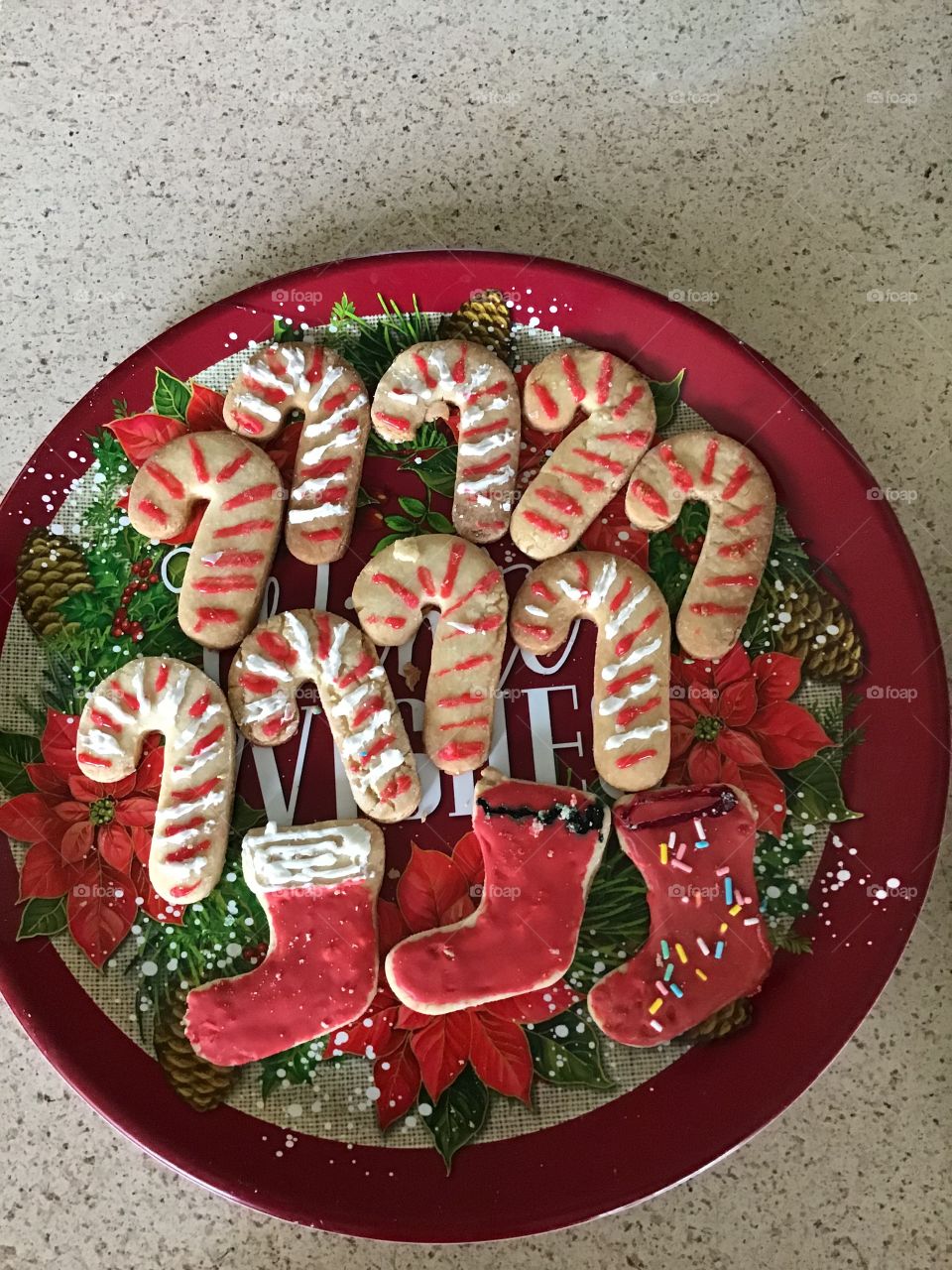 Christmas Cookies Candy Canes