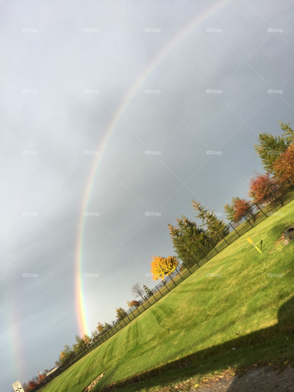 Fall rainbow