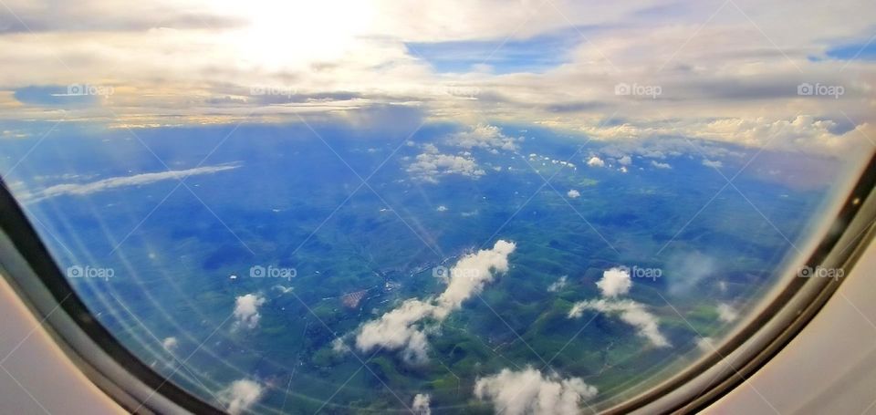 spring stratosphere dream panorama clouds isolated scenic sunset airplane travel sunrise climate sun landscape clean texture vibrant banner wind freedom illustration backdrop meteorology concept space cloud blue sky background nature white weather br