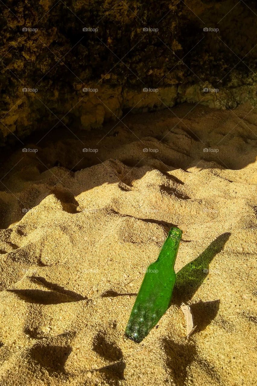 High angle view of shadow on field