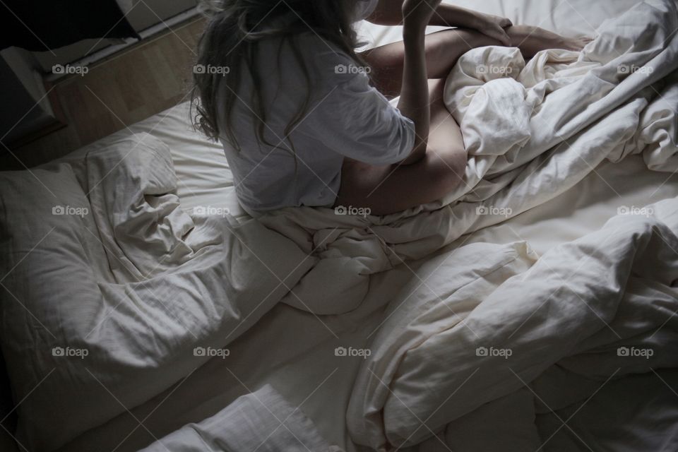 Girl in bed