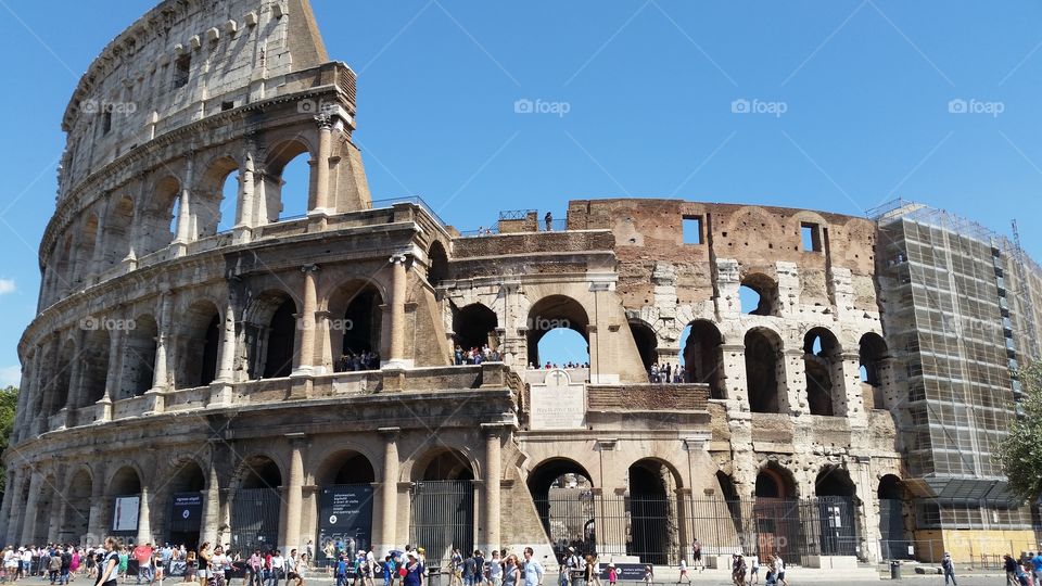 Coliseum. This was my best travel. It was amazing