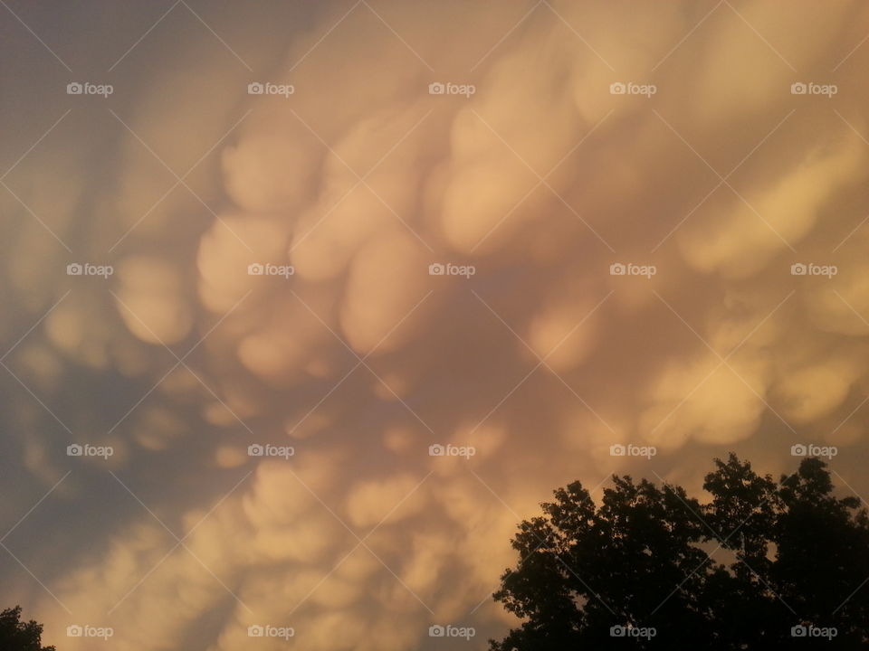 clouds  after storm