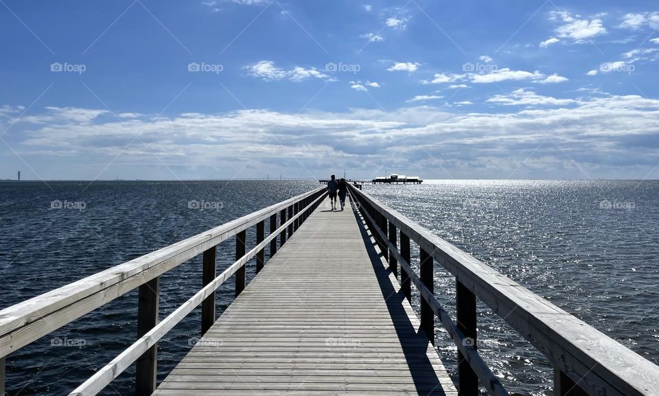 Sweden, Skåne, Bjärred. Långa bryggan