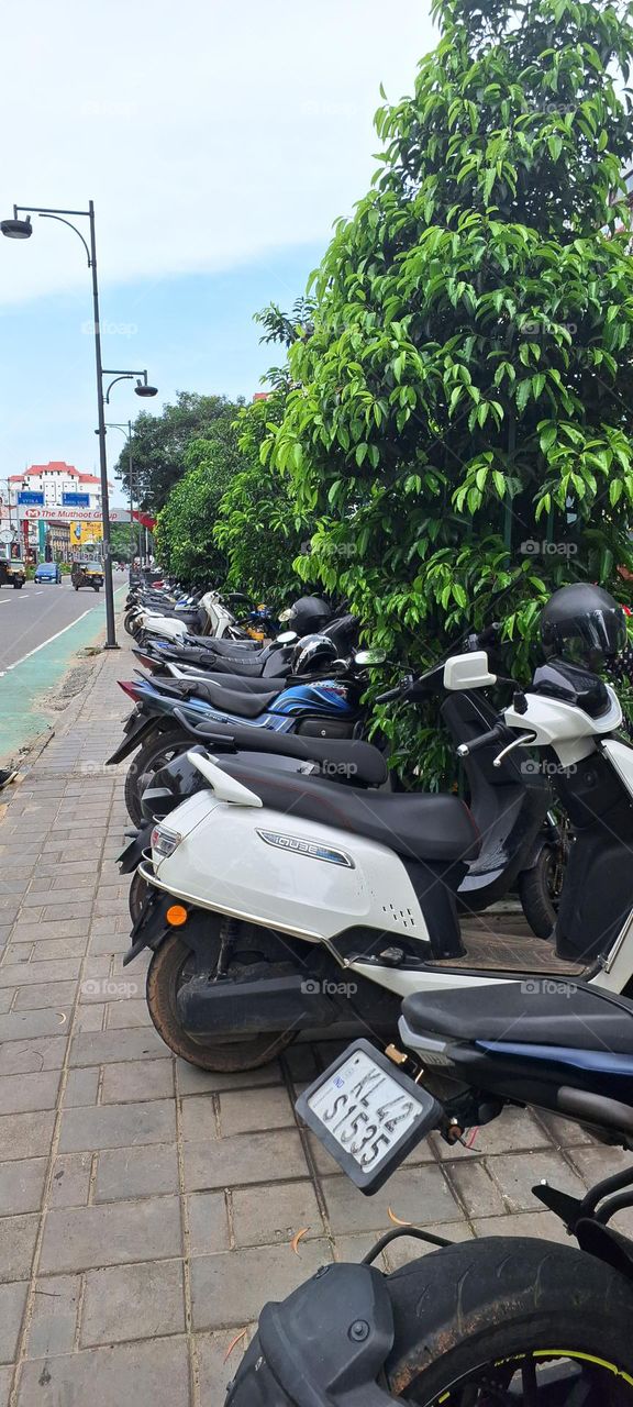 two wheeler parking