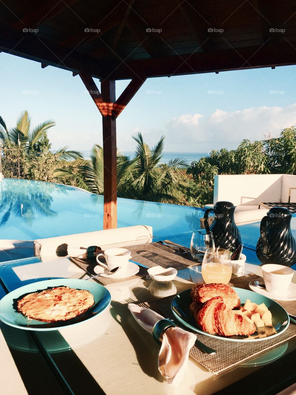 Breakfast with a view