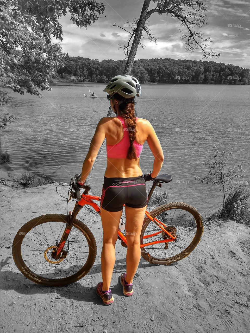 color pop bike booty