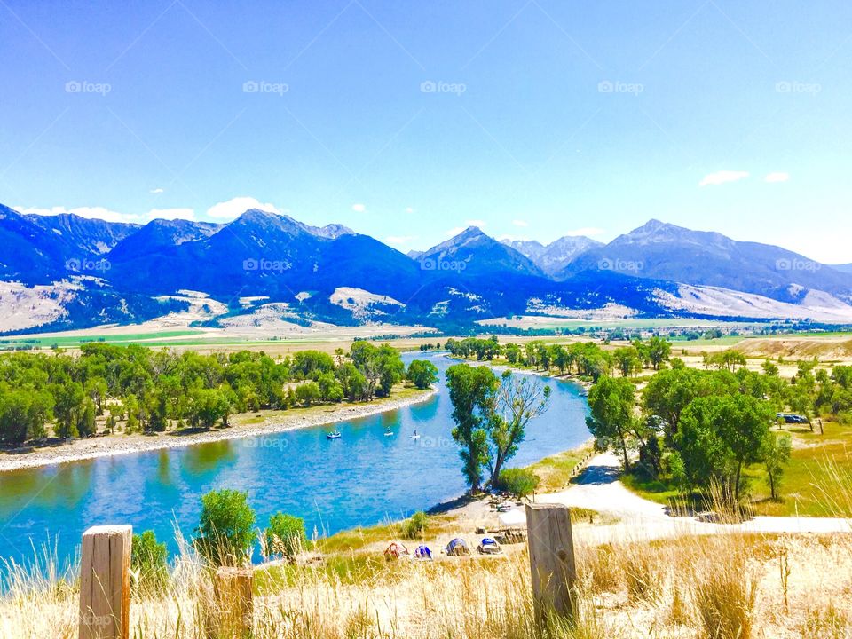 Scenic Yellowstone River!