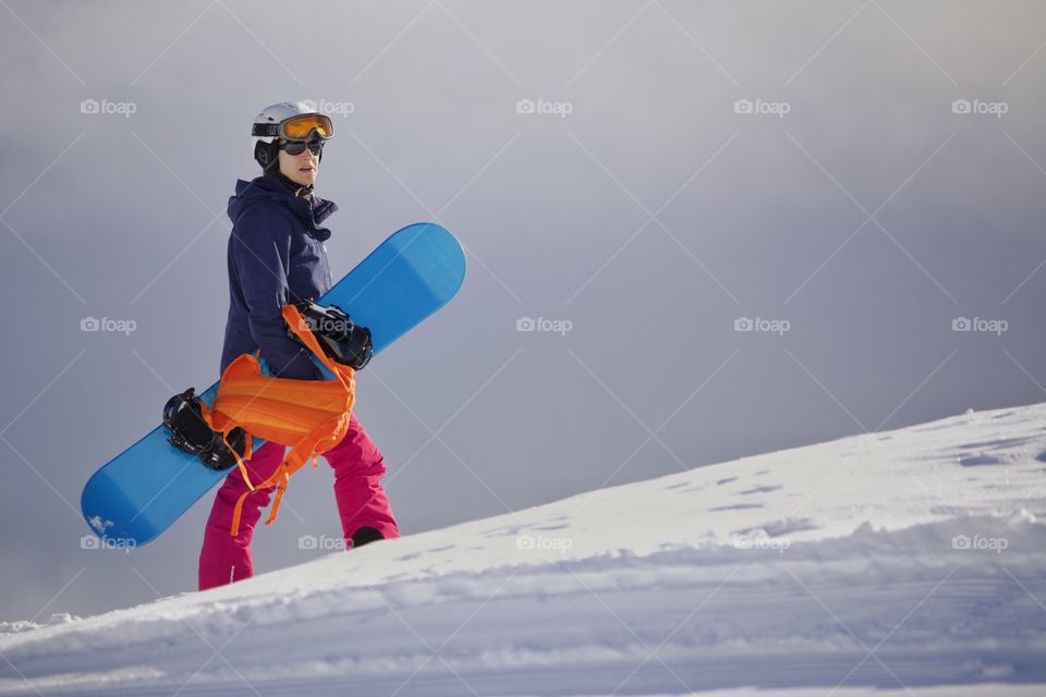 Female Snowboarder