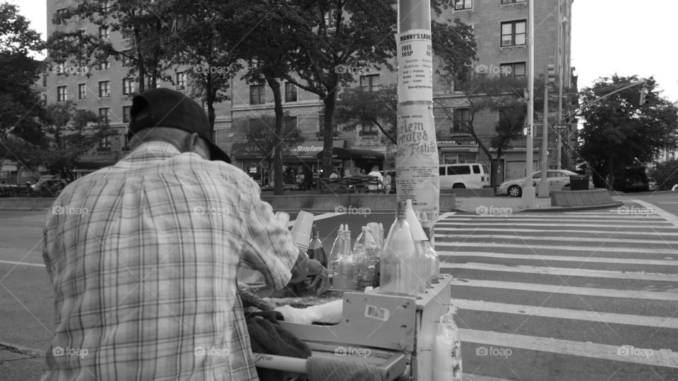 Something cool on Broadway. Cool delicious neighborhood treat