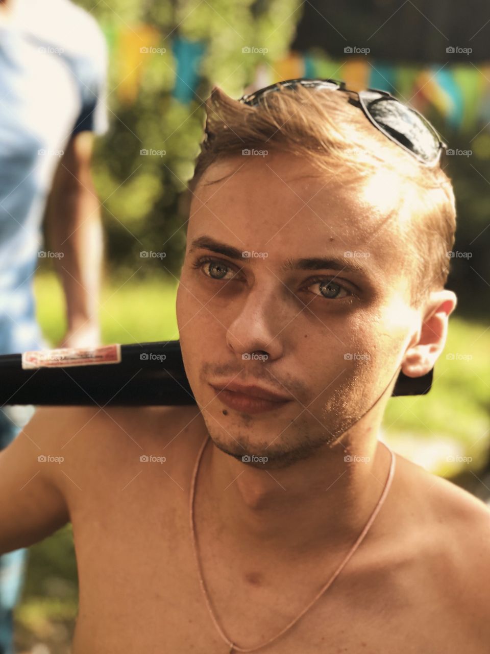 Outdoors young man portrait